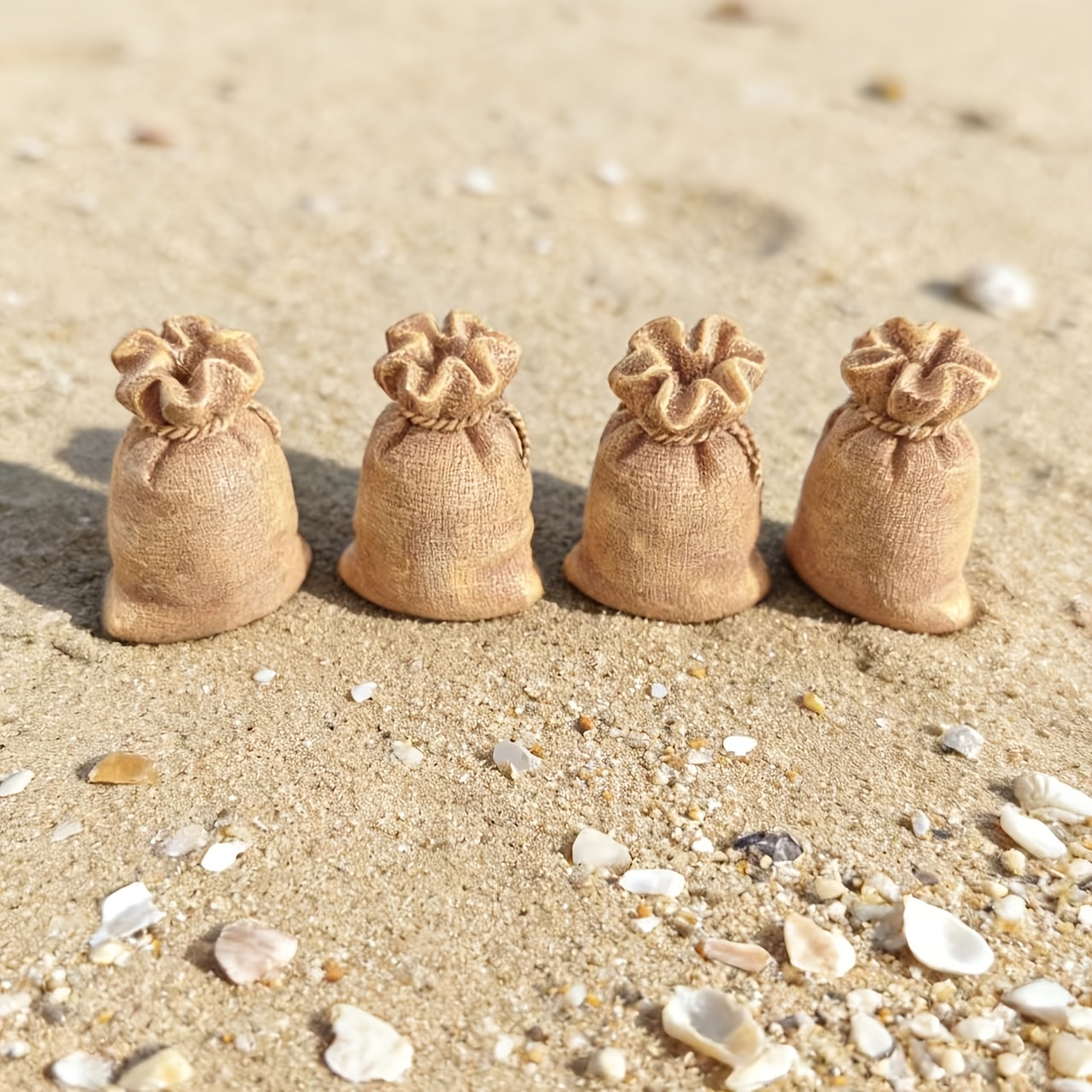 Set of 4 Creative Linen Miniature Landscape Models